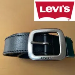 Levi's ブラックレザーベルト