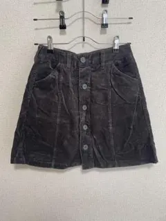 earth コーデュロイ ミニスカート