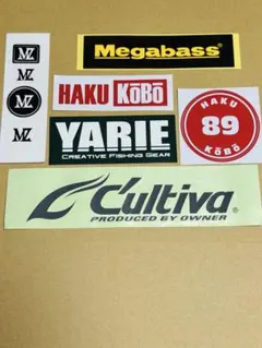 Megabass Cultive YARIE HAKUKOBO MZ ステッカー