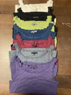 ローラアシュレイMサイズ、タンクトップ7色組