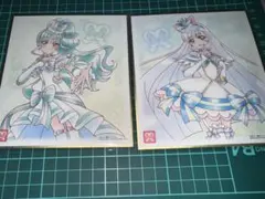 プリキュア　色紙ART 7 キュアリリアン　キュアニャミー　セット