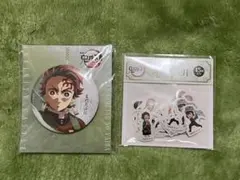 鬼滅の刃 缶バッジ&ステッカーセット