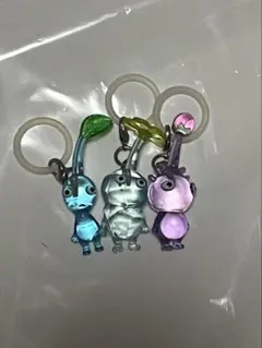 ピクミンめじるしアクセサリー2 青・氷・紫 ピクミン3点セット（ばら売り不可）