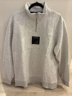 adidas ハーフジップ トレーナー XL グレー