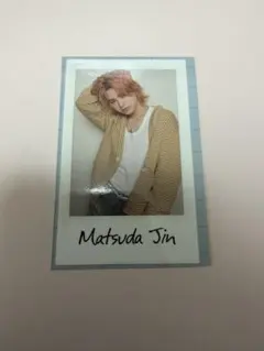 INI 2nd写真集　Viva la vita タワレコ特典　ステッカー　松田迅