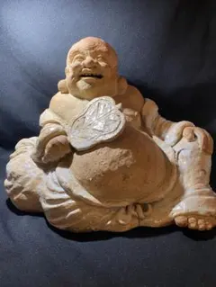 む*み様 十代　三輪休雪（休和）　布袋置物　図録同手作のサムネイル