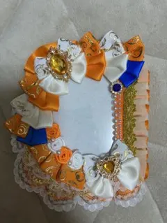ハンドメイド　デコ硬質カードケース