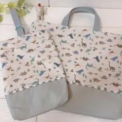 2点セット　上靴入れ　レッスンバッグ