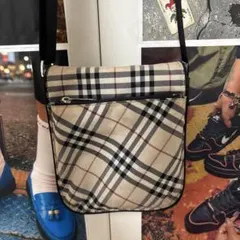 超激レア BURBERRY チェック柄 ショルダーバッグ drip ukのサムネイル