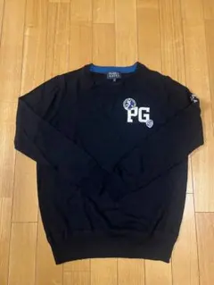 PEARLY GATES PGロゴ長袖セーター