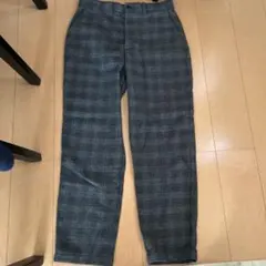 オールドGAP メンズ スラックス チェック柄 グレー