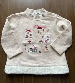 familiar 裏起毛トレーナー90