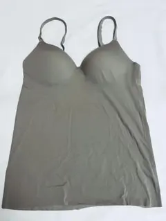AIRism シームレスVネックブラトップ L グレー