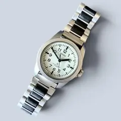 SEIKO セイコー SUS 7N21-0010 白文字盤 黒針 ビンテージ - メルカリ
