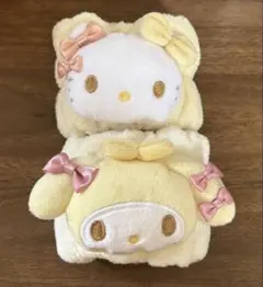 ハローキティ マイメロディ マスコット付きリストバンド