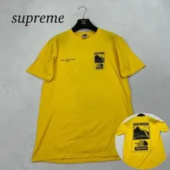 G5 美品 S シュプリーム ザノースフェイス ロゴ 半袖 Tシャツ メンズ