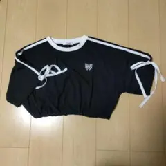 ピンクラテ ショート丈Tシャツ 150のサムネイル