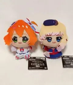 マクロスシリーズ ちびぐるみ シェリル ランカ 6個セット 2種 マクロスシリーズ ちびぐるみ シェリル ランカ ナムコ限定