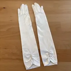 ウェディンググローブ　パール付き