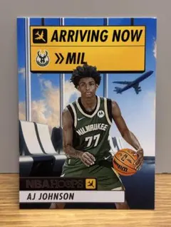 AJ JOHNSON MILWAUKEE BUCKS トレーディングカード RC