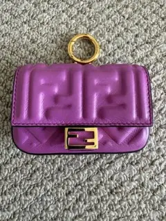 新品未使用】FENDI パイソン ナノバゲット チャーム チェーン