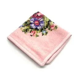 Y512-179　FEILER フェイラー タオルハンカチ 花柄 フラワーブーケ