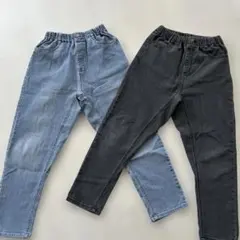 ちぃ☆様楽デニム ペグトップパンツ150