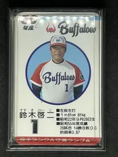 希少】タカラ プロ野球カード バッファローズ 近鉄 昭和61年度 全30枚