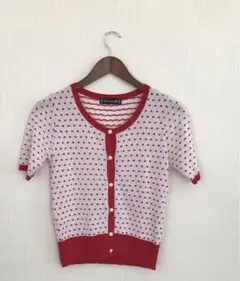 N57 CECILMcBEE レディーストップス M 赤白系