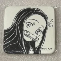 鬼滅の刃 ダイニング お楽しみくじ スクエア缶バッジ 炭治郎 禰豆子
