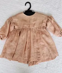 【美品】MARLMARL マールマール　エプロン　長袖　80-90cm