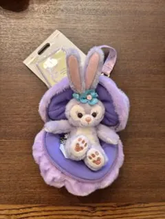 上海ディズニー　ステラ・ルー　ぶどう　ぬいぐるみキーチェーン