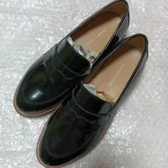 AQUA ET TROPE ブラックローファー 23.5cm