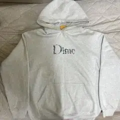 Dime フード付きパーカー グレー