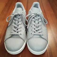 adidas スタンスミスグレー クロコダイルエンボス スニーカー　27.5cm
