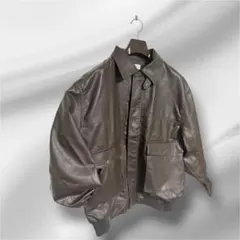 ブラウンレザージャケット