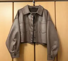 レザー風ジャケット