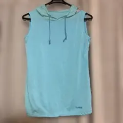 Reebok 淺藍色 連帽背心