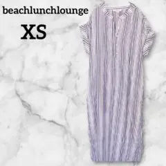 1点物✨beachlunchlounge【XS】半袖シャツワンピース ストライプ