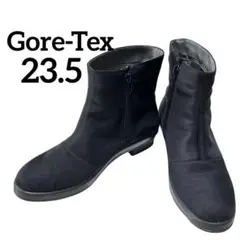 美品 wacoal Gore-Tex晴雨兼用ショートブーツ サイドジップ