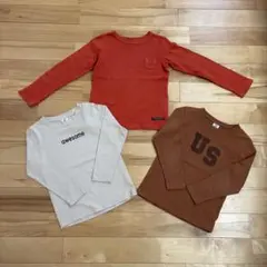 BREEZE devirock 男の子120 ロンT 3枚セット 長袖まとめ売り