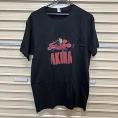 AKIRA アキラ 金田バイク柄 Tシャツ デカロゴ 金田 大友克洋 黒 XL
