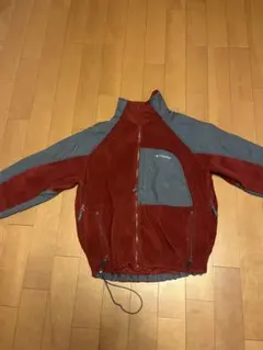 Columbia フリースジャケット 赤・グレー