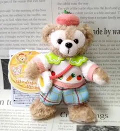 【タグ値札付き】ダッフィー　ワンダフルキッチン　ぬいぐるみバッジ　　ディズニー