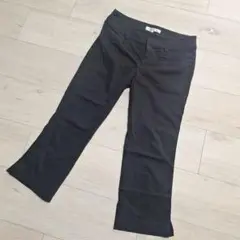 Comfort basic 黒 サブリナパンツ M　オードリー・ヘップバーン