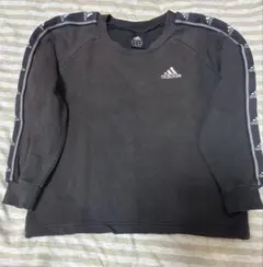 adidas ブラック トレーナー130cm