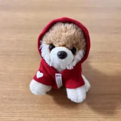 GUND BOO 犬 ぬいぐるみ 赤いパーカー