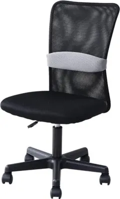 オフィスチェア コンパクト メッシュブラック EHL-50(BK)