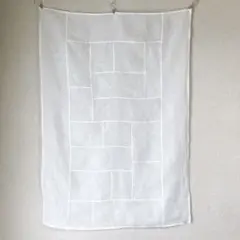 ポジャギ　97×68 オフホワイトリネン　No.219