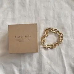 【最終値下げ】select MOCA メタルチェーンブレスレット